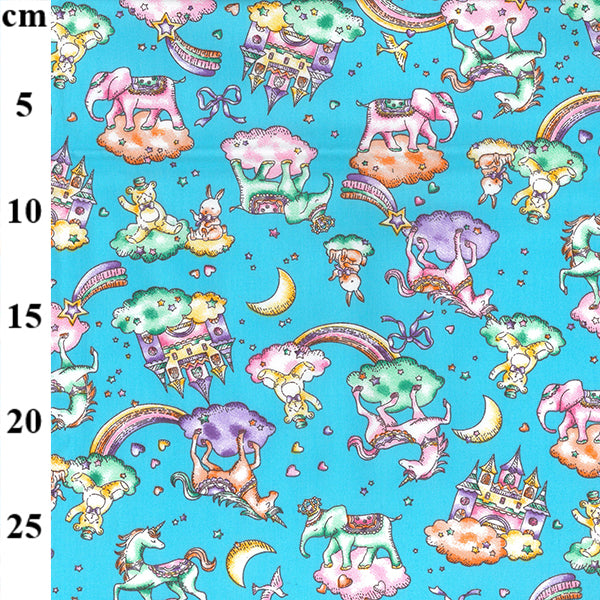 unicorn cotton fabric