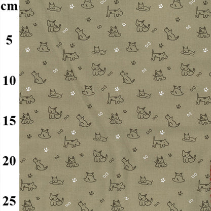 dog cotton fabric