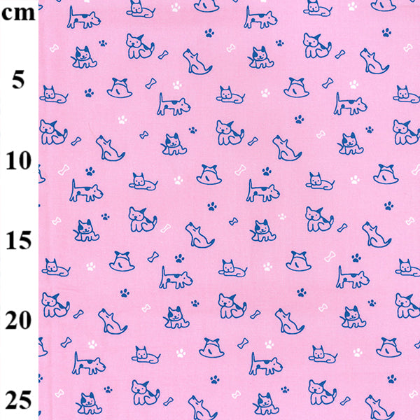 dog cotton fabric