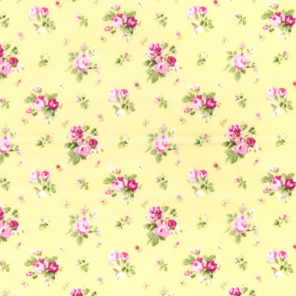 Floral cotton fabric