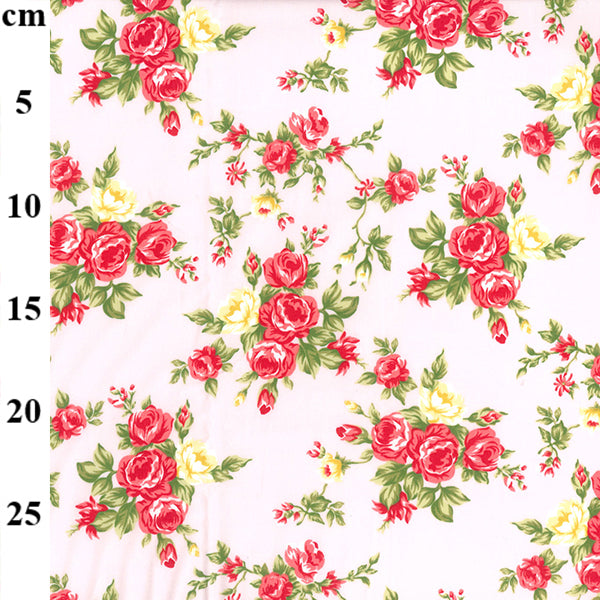 Floral cotton fabric