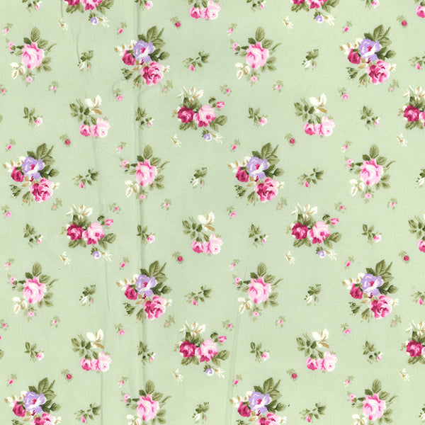 Floral cotton fabric