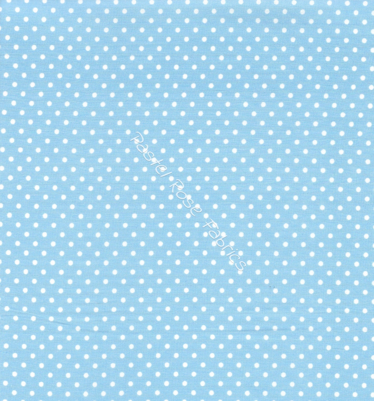 polka dots cotton fabric, blue