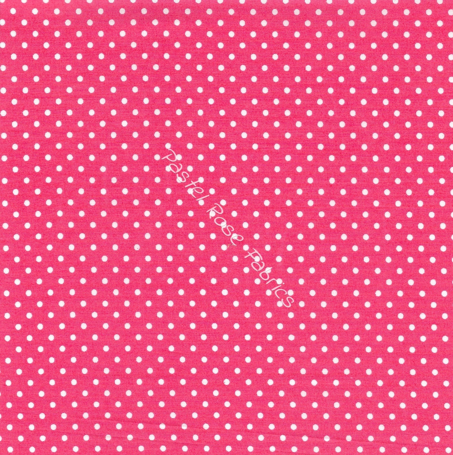 polka dots cotton fabric, coral