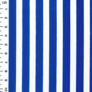 8mm stripes cotton fabric, Royal