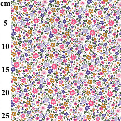 Floral cotton fabric