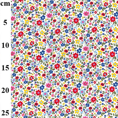 Floral cotton fabric